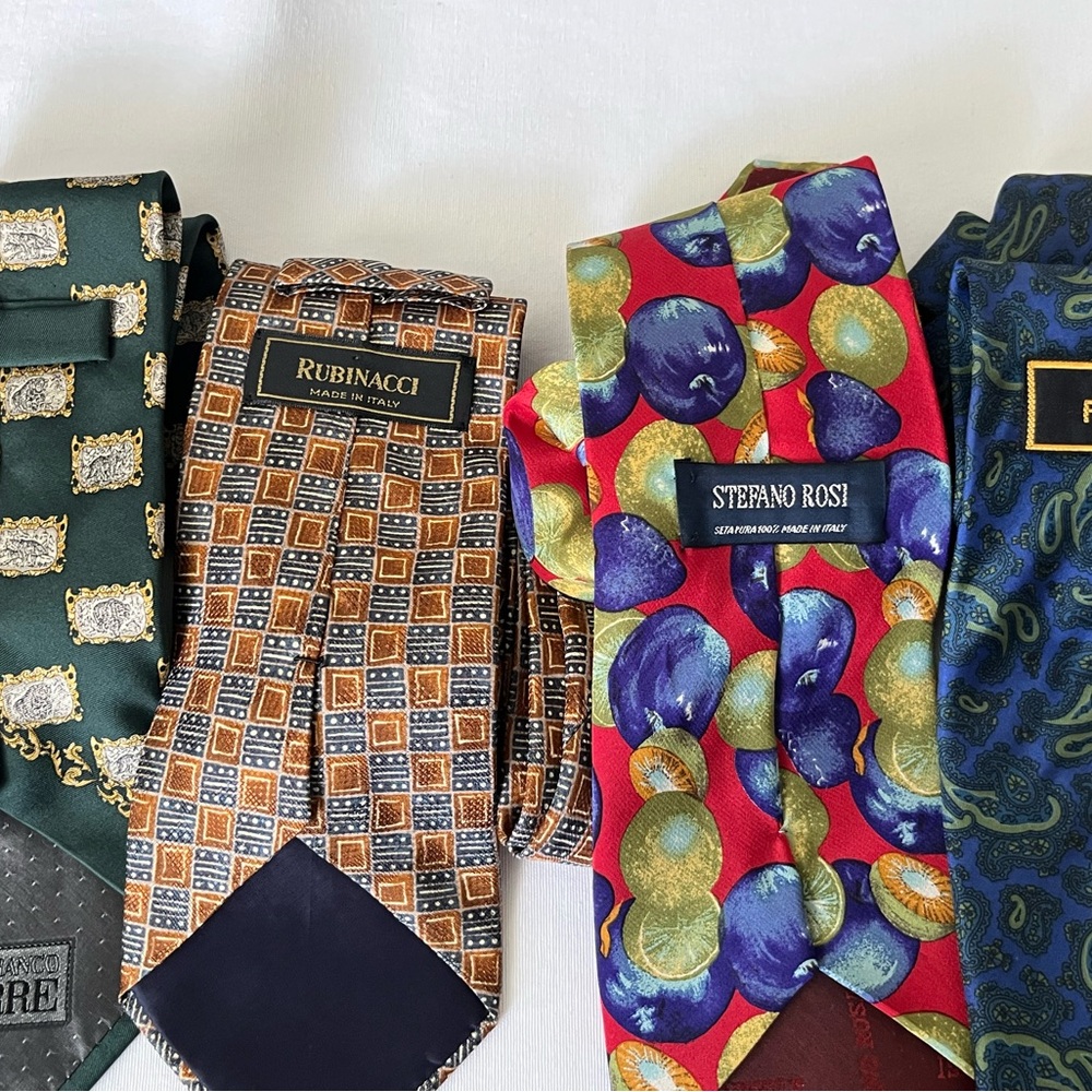 Rubinacci and others designer Silk Tie